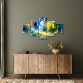 Obraz - Abstrakcyjny słoneczny dzień (125x70 cm)