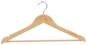 Drewniane wieszaki do garderoby WOODEN, 3 sztuki