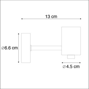 Zestaw 2 Nowoczesnych lamp ściennych chrom - Facil Nowoczesny Oswietlenie wewnetrzne