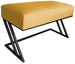 Ławka ZETA LOFT MG15 pufa podnóżek metal