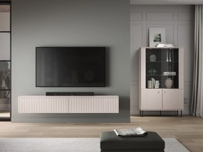 Wisząca szafka RTV 180 cm Sophie 28, kaszmir