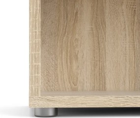 Wysoki regał biurowy Prima 5 dąb sonoma