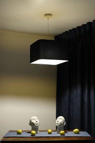 Lampa wisząca KWADRO SUE 40w30 granatowa/złota BPS KONCEPT