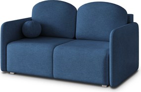 Masseno Sofa SUVI II z funkcją spania i pojemnikiem na pościel, Rozkładana sofa - Niebieski, NEVE 77