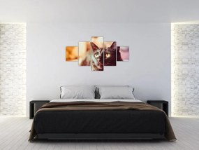 Obraz czarnego kota (125x70 cm)
