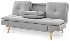 Trzyosobowa sofa ASB-4720 SIL2, jasnoszara