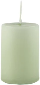 Świeca okrągła zielona LIGHT GREEN 6cm