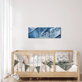 Obraz - Szczegół obrazu (z zegarem) (90x30 cm)
