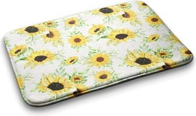 Dywanik antypoślizgowy do łazienki Dywanik antypoślizgowy do łazienki Słoneczniki Kwiaty