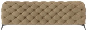 Jasnobrązowa aksamitna sofa 225 cm Chelsea – Ropez
