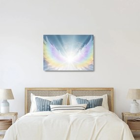 Obraz na szkle - Anielska aura (70x50 cm)
