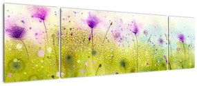 Obraz - Kwiaty polne (170x50 cm)