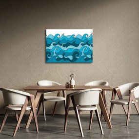 Obraz - Abstrakcja, morze (70x50 cm)