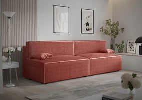 Różowa rozkładana sofa - Lider 3X