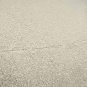 Brązowy worek do siedzenia z materiału bouclé Snug 100 – SLOWDOWN