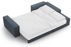 Niebieski rozkładany narożnik (prawostronny) Jodie – Micadoni Home