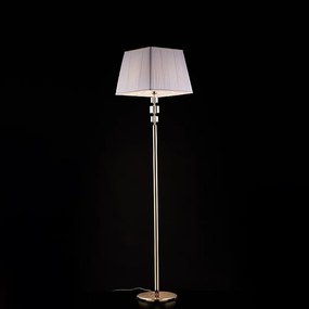 Lampa podłogowa Franz w kolorze złotym i kryształowym, 1 lampa, abażur dm.45 .180 Ø40 BL275-PH-OR
