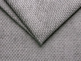 Szare tapicerowane łóżko dwuosobowe bez zagłówka 160x200 cm Whale – Micadoni