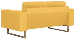 Elegancka dwuosobowa sofa Williams 2X - żółta