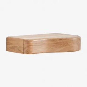 Stolik Ścienny Do Przedpokoju Nireimi Z Drewna Akacjowego ↔︎ 40 Cm - Sklum