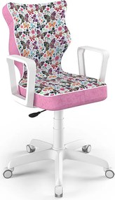 Krzesło do biurka Norm White rozmiar 5 (146-176,5 cm) z wzorami