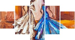 Obraz - tancerz, obraz olejny (125x70 cm)