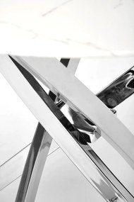 Okrągły stół Raymond 3 Halmar efekt białego marmuru