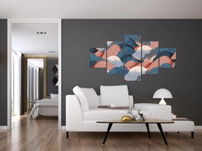 Obraz - Japońskie fale (125x70 cm)