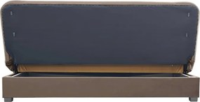 Sofa z Funkcją Spania PIANO Rozkładana Wersalka Dwuosobowa Beżowa Nowoczesna do Salonu