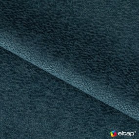 Niebieskie tapicerowane łóżko dwuosobowe ze schowkiem ze stelażem 140x200 cm Dizzle – ELTAP