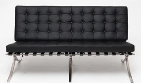 Sofa dwuosobowa BA2 insp. Barcelona ekoskóra