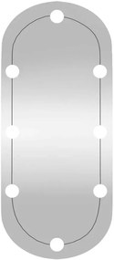 Lustro owalne z lampkami LED 60x30 cm Z4-A39