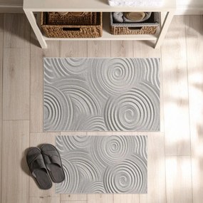 Jasnoszare dywaniki łazienkowe zestaw 2 szt. 60x100 cm – Foutastic