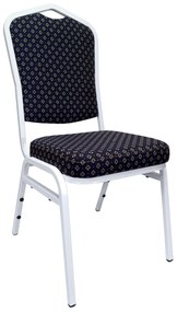 Krzesło Vega tkanina Sparta bankietowe konferencyjne stelaż metalowy