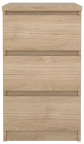 Komoda w dekorze dębu w naturalnym kolorze 40x70x50 cm Naia – Tvilum