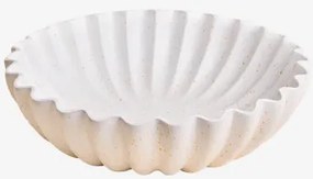 Avelin Dekoracyjna Misa Z Żywicy Biała & Ø25 Cm - Sklum
