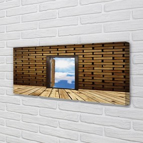 Zdjęcie na płótnie Trójwymiarowe Drzwi do Nieba