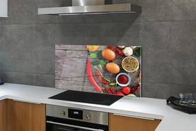 Panel nad Blat Kuchenny Kompozycja z Jajkiem i Papryczką