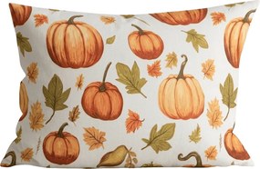 Poszewka na poduszkę z mikrofibry AUTUMN PUMPKINS 70x90 cm, kolorowy