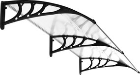 Podwójne Zadaszenie Outsunny: Ochrona przed słońcem i deszczem, Łatwa Instalacja, 75x195x23 cm