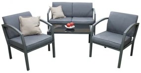 BELLARIA LOUNGE - zestaw ogrodowy aluminiowy