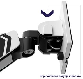 Uchwyt na monitor LED RGB X-Arm