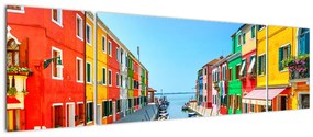 Obraz - Wyspa Burano, Wenecja, Włochy (170x50 cm)