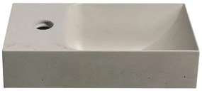 Jasnoszara betonowa umywalka 31x17 cm Piccolino – Sapho