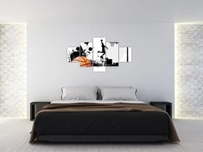 Obraz - Koszykarz (125x70 cm)