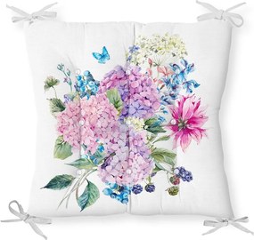 Poduszka na krzesło z domieszką bawełny Minimalist Cushion Covers Bouquet, 40x40 cm