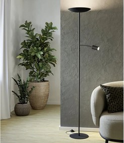 Eglo 901977 - Lampa podłogowa LED ściemniana CONIVARINO LED/26,5W/230V +LED/4W czarna