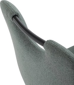 Zestaw jadalniany z blatem ceramicznym i 4 krzesłami, zielony