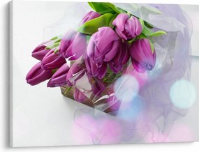 Obraz - bukiet tulipanów (70x50 cm)