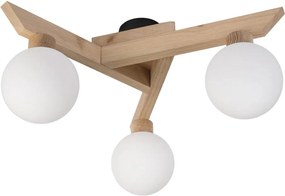 Przysufitowy żyrandol ANTONIO 3xG9/5W/230V dąb/biały